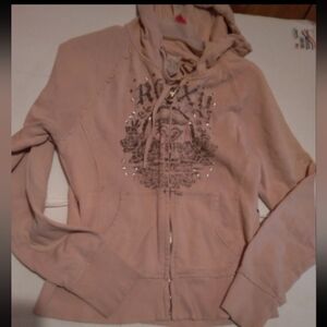 Roxy hooded jacket with pockets